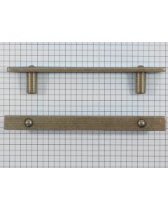 Industriegreep, brons antiek,  96mm