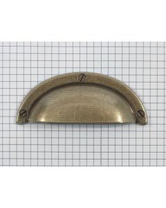 Komgreep, brons antiek, 96 mm