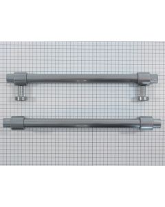 Buisgreep, mat nikkel, 160 mm