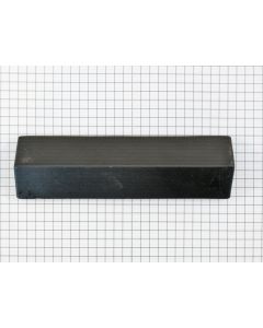 Hoekgreep gietijzer, mat zwart 96 mm