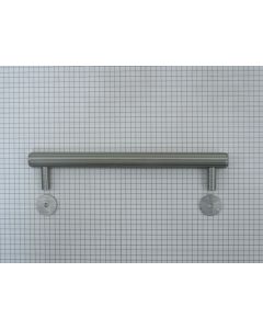 Meubelgreep, groeven, 160 mm, RVS-look