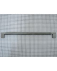 Meubelgreep, geribbeld, 320 mm, RVS-look