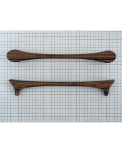 Greep schuin, houtnerf, 160 mm