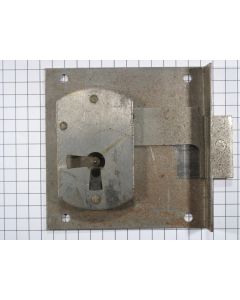 Halfopdekslot ijzer 45 mm L