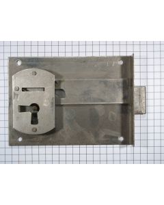 Halfopdekslot ijzer 70 mm L