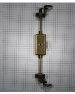 Spanjoletslot 20 mm, messing antiek comp