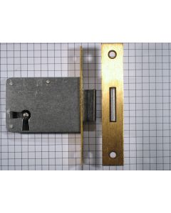 Insteekslot smal 40mm L grote voorplaat