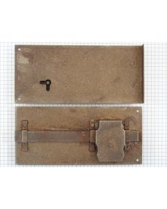 Opdekslot geroest 120 mm links