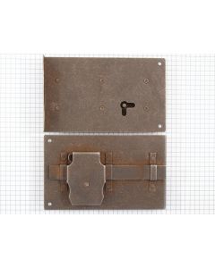 Opdekslot geroest 80 mm rechts