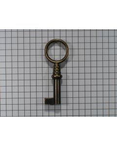 Sleutel zamac, kort, met gat