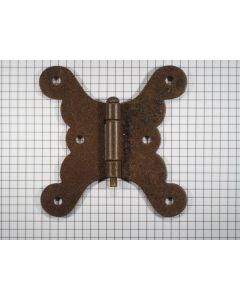 Scharnier ijzer geroest vlak 88 x 92 mm