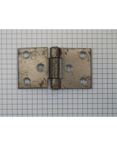 Scharnier ijzer blank 4 x 7 cm