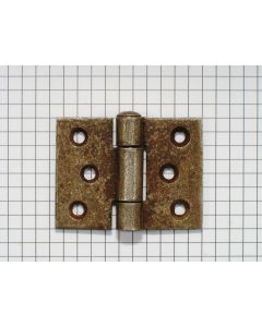 Scharnier geroest en gelakt 4 x 5 cm