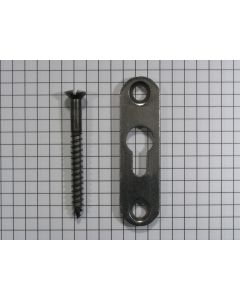 Ledikantplaatje met schroef