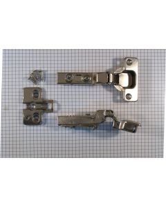 Keukenscharnier, softclose, vernikkeld