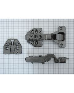 Keukenscharnier, S.C. half-opdek, titan