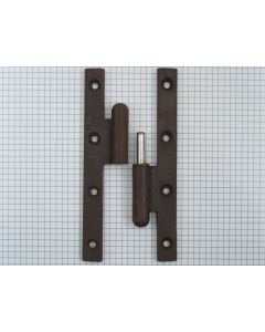 Deurpaumelle L, 160x60, ruw geroest