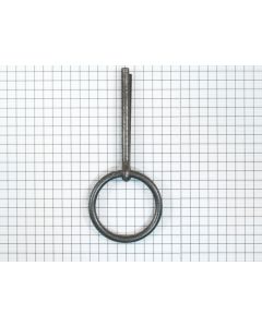 Ring ijzer blank gelakt