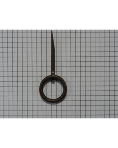 Ringgreep ijzer geroest 28 mm + splitpen