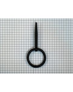 Ringgreep zwart 38 mm + splitpen