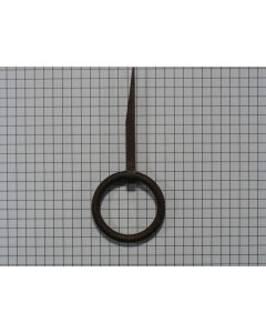 Ringgreep ijzer geroest 38 mm + splitpen