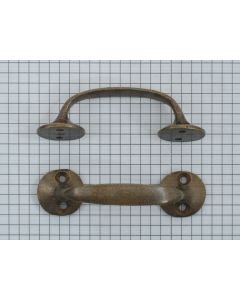 Beugel, messing antiek, 80 mm