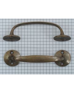 Beugel, messing antiek, 105 mm