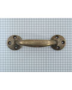 Beugel, messing antiek, 122 mm