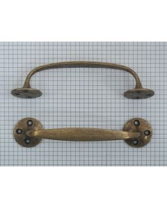 Beugel, messing antiek, 155 mm
