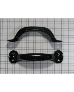 Greep geperst, 115mm, zwart