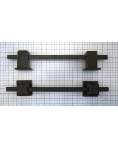 T-Greep, antraciet grijs 128/188mm