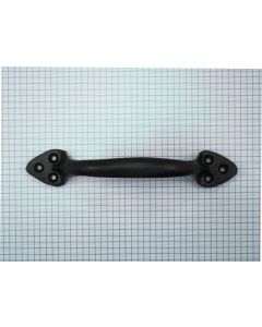 Vaste schuifdeurbeugelgreep 17 cm zwart