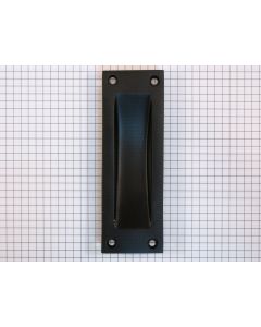 Schuifdeurgreep 120 x 40 mm mat zwart