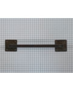 Beugelgreep ijzer geroest 128mm + vierka