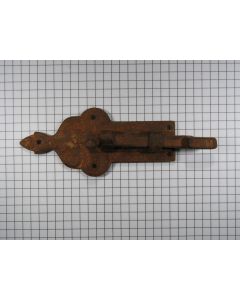 Schuifje ijzer geroest krom