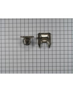 Aanslag voor schuifje vernikkeld