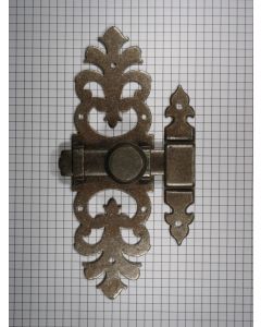 Schuif ijzer geroest + vanger