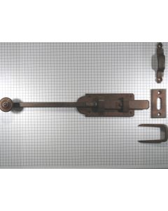 Schuif ijzer geroest 40 x 400 mm