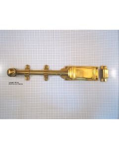 Schuif messing gepolijst 30 cm + vanger