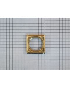 Messing stoelpootring (vierkant) 25 mm