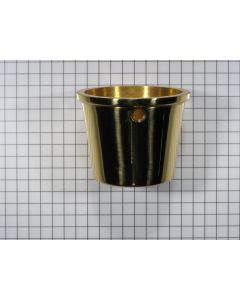 Messing sok rond, 38 mm, vlak