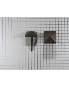 Nagel ijzer geroest vierkante kop 20x20