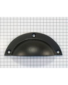 Komgreep ijzer zwart 85 mm