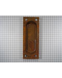 Schuifdeurgreep geroest 95 x 36 mm