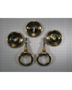 Set ringbeslag massieve ring 5,5 cm