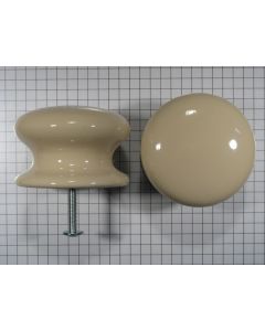 Porseleinen knop 50 mm creme