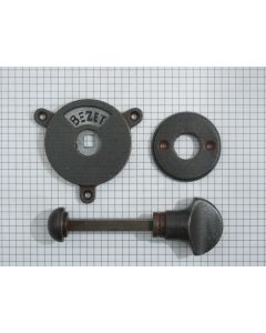 WC-deursluiting + vrij/bez ijzer geroest