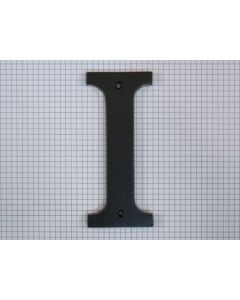Letter I, extra groot, zwart (14 cm)