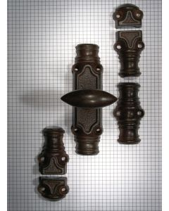 Raamsluiting ijzer geroest