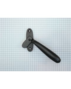 Raamsluiting rechts, ijzer zwart